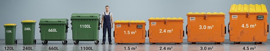 Available Commercial Bin Sizes